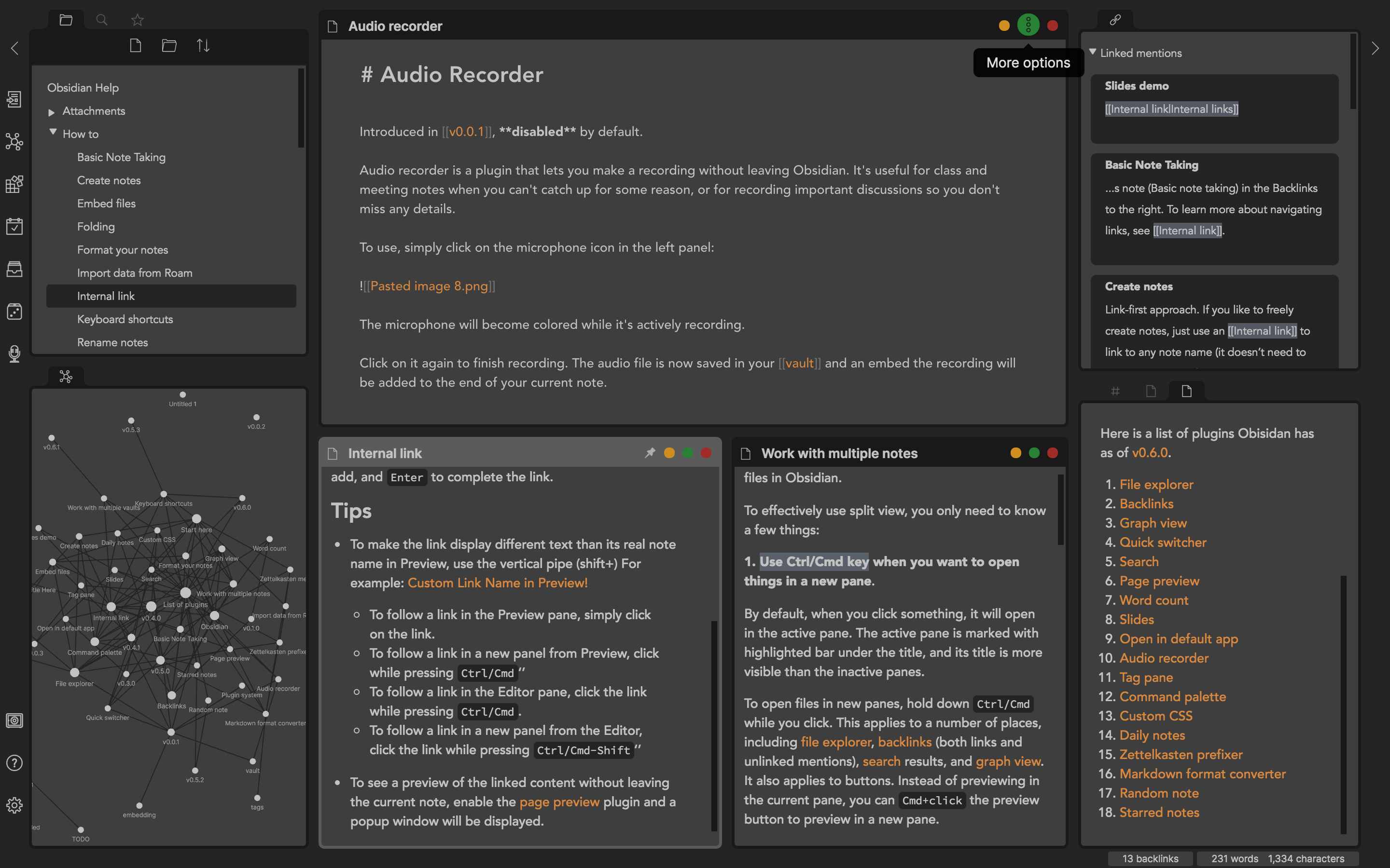 Obsidian — лёгкий доступ ко всем вашим заметкам и Markdown-файлам, которые систематизированы уникальным способом по методу Зеттелькастена