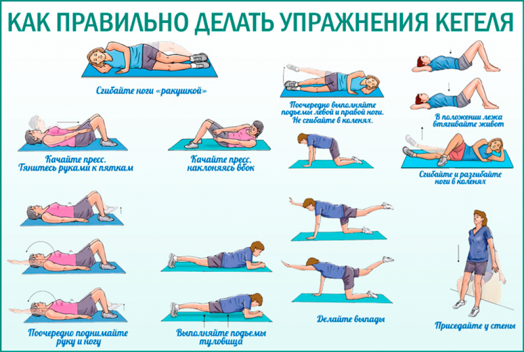 Гимнастика кегеля для женщин и мужчин: базовые упражнения