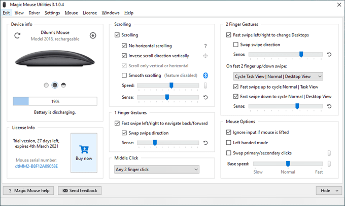 Прокрутка в magic mouse 2 не работает в windows 10 [expert fix] - gadgetshelp,com