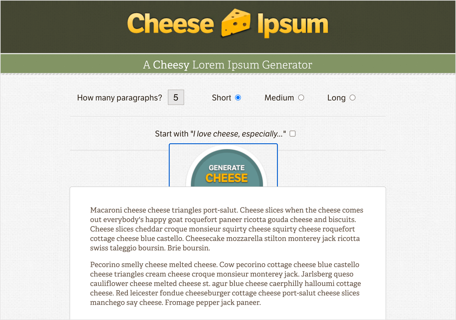 Best ipsum - the lorem ipsum generator