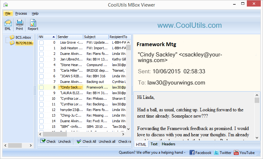 Сравнение форматов mbox и msg | outlook freeware
