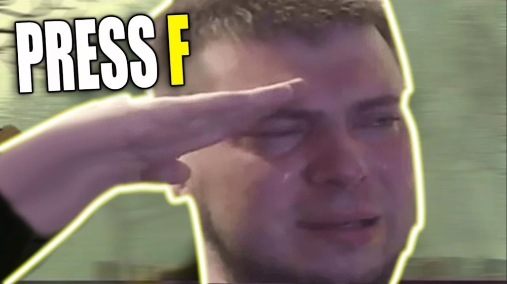Press f to pay respects meme generator - imgflip