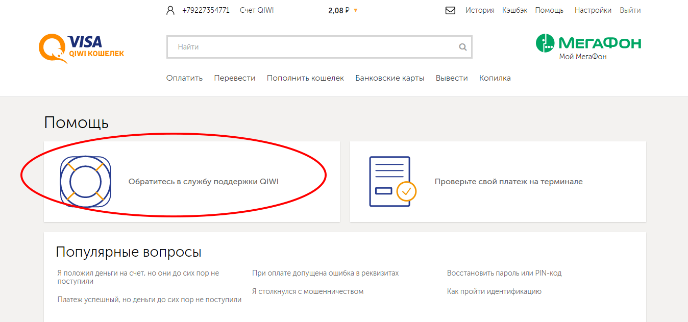 Как отменить платеж в qiwi и вернуть деньги на кошелек, если перевел не туда