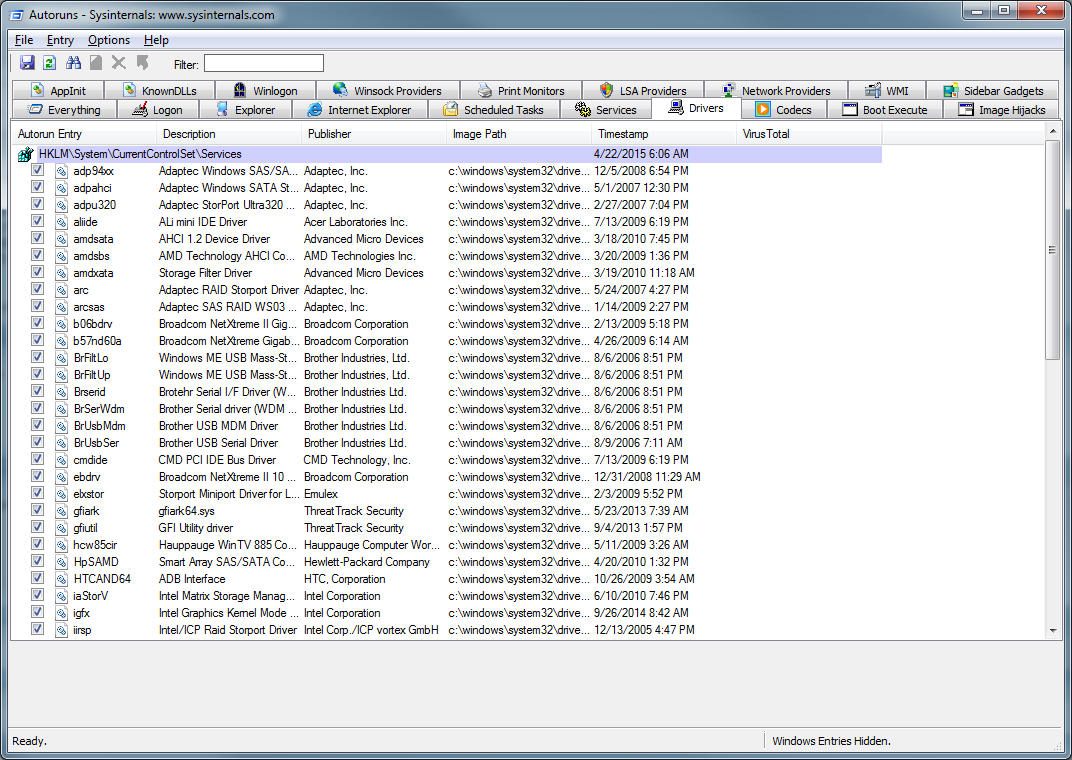 Sysinternals suite