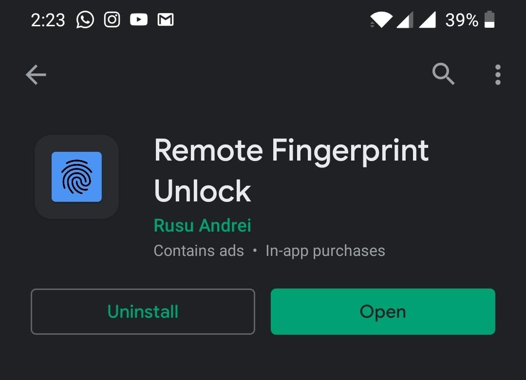 Mi unlock pro. Remote Fingerprint Unlock.