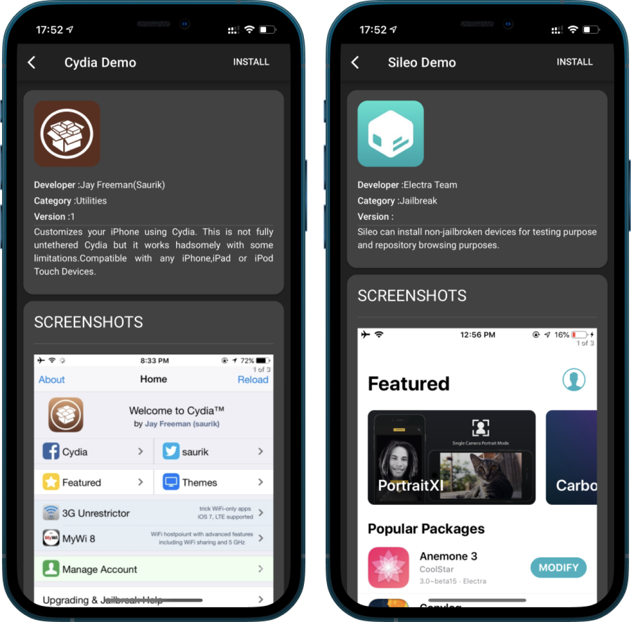 Установка cydia и его аналогов на iphone и ipad