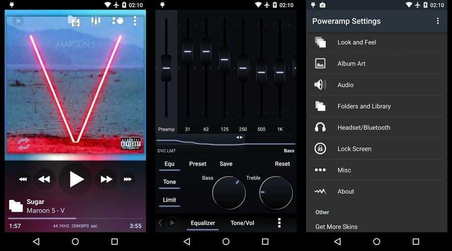 7 лучших бесплатных легких музыкальных плееров для android - tonv