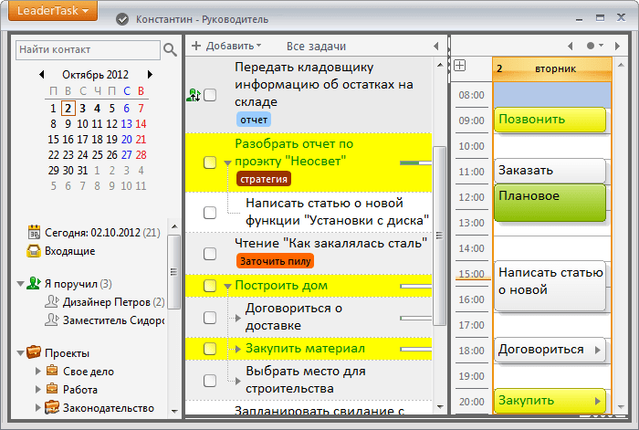 Управление бизнесом и персоналом. обзор leadertask. аккаунты программы leadertask. преимущественные особенности приложения leadertask для android